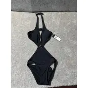 BCBGMAXAZRIA CAPETOWN SWIMSUIT Womens Black XS One-piece