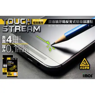 imos iPhone Xs Max (6.5吋) 背面保護貼 Touch Stream 霧面保護貼 (塑膠製品)