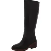 Vince Camuto Womens Vuliann Leather Riding Tall Knee-High Boots Shoes BHFO 8325