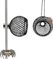 Okueejur 2PCS Jumping Spider Hide Jumping Spider Enclosure Accessories Pet Spider Hideout Enclosure Accessories (Not Included The Jumping Spider Terrarium) (Black)