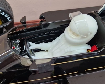 1/8 Driver Pilot Figure and Decals for Lotus 97T 1985 TBM6