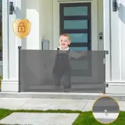 Retractable Baby Gate Pet Gate,180Cm Baby Gate No Drill,89 Cm Tall Baby Gate Saf