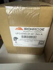 Sealed IronRidge UFO-CL-01-B1 Rev. A Universal Module Clamp / Black (100ct)