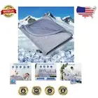 Travel-Friendly Cooling Blanket for Hot Sleepers - Reversible & Soft