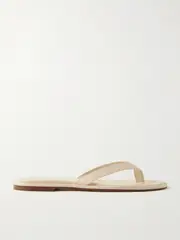 [Aeyde] Aeyde - Melody Leather Flip Flops - Cream - IT36 IT 36 Cream