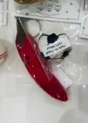 Handmade Felt Red Pepper Keychain Cute Spicy Wool Plush Gift Bag Charm