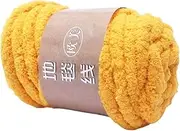 Blanket Yarn for Crocheting | Chenille Crochet Blanket Yarn | Soft Chunky Yarn for Knitting | Fuzzy Thick Yarn for Hats, Shoes, Gloves