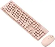 SHOWERORO 1Set Wireless Keyboard and Mouse Ergonomic Silent Design Low Noise for Home Office Compatible with Laptop