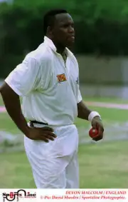 Devon Malcolm England Old Player Cricket Photo 2