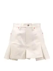 [Sacai] Sacai-Cotton Shorts With Folds-Donna 1