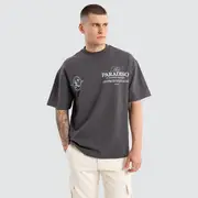 [Nomadic Paradise] Monogram Street Tee Charcoal