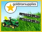 2 x JOHN DEERE 42" RIDE-ON MOWER MULCHER BAR BLADES - MADE IN THE USA