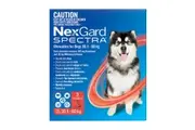 Nexgard Spectra for Extra Large Dogs 30.1 to 60 Kg (Red) 3 Chews