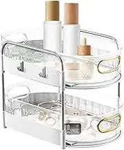 Under Bathroom Sink Organizer - 2 Tier Bathroom Cabinet Organizers and Storage,Bathroom Storage, Pantry Shelf, Multi-Purpose Organizer for Kitchen Bathroom Cabinet