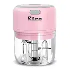 Mini Electric Garlic Chopper | 250ML Wireless Veggie Grinder & Onion Masher |...