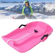 Durable Snow Sled Child Adults Winter Fun Toy Downhill Sled Toboggan Sledge Luge