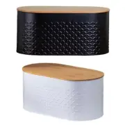 Metal Bread Box Bin, Multi Purpose Bread Storage Container, Retro Bread Storage