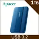 Apacer宇瞻 AC237 1TB 2.5吋行動硬碟-活力藍