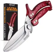 Heavy Duty Poultry Shears – Kitchen Scissors for Meat, Chicken, Turkey, and V...