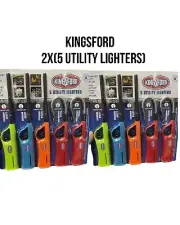 2x(5 UTILITY LIGHTERS) KINGSFORD PREMIUM GRILL LIGHTER