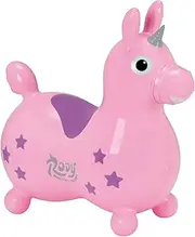 Gymnic Rody Magical Unicorn Inflatable Hop-on Animal (Pink)