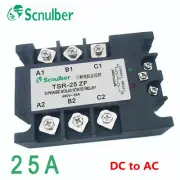 Scnulber Three-phase Motor Positive &Negative Solid State Relay TSR-25ZF 25A