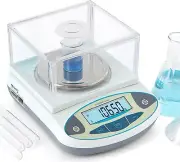 500g X0.01g Lab Analytical Balance Electronic Scale W/ 200g Weight US
