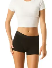 [Modibodi] Heavy Moderate Teen Hipster Period Boyshort in Black