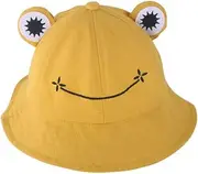 [Healeved] Practical Outdoor Activities Cap Boys and Girls Sun Hat Fine Workmanship Stylish Casual Hat for Boys Girls Yellow