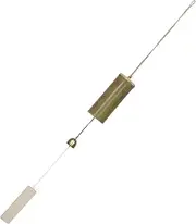 CAXUSD Large Bamboo Wind Chime Garden Decor Japanese Style Outdoor Calming Sounds Easy to Install