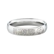 White Clover Snoopy PEANUTS Unisex Ring Surgical Stainless Steel, Size 15