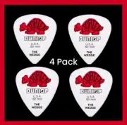 Dunlop Tortex Wedge Guitar Picks 4 Pack Red .50mm