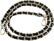 Purse Strap 80/90/100/110/120/130/140/150cm Satchel Bag Chain Accessories Real Belt Backpack Replacement Bag Strap Shoulder Crossbody Handbag Straps Wear Leather Metal Detachable Straps