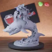 Sea Defender Miniature Triton Warrior Mini Dungeons and Dragons DnD 5e TTRPG