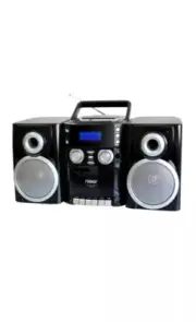 NAXA NPB-426 Portable CD Player Boombox w/AM/FM Radio, Detachable Speakers