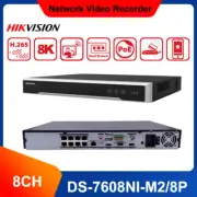 Hikvision 8K 32MP NVR DS-7608NI-M2/8P 8 Channel POE Hard Drive Optional