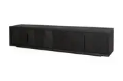 Miriam 2.23m Entertainment TV Unit - Textured Espresso Black