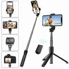 Lightweight Selfie Stick Tripod Remote Bluetooth for iPhone14 13 12 Pro Max 11 8