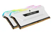 Corsair Vengeance RGB Pro SL 32GB(2x16GB) DDR4-3600 C18 Memory - White [CMH32GX4M2D3600C18W]