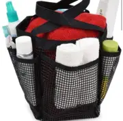 Mesh Shower Caddy Tote Portable Bag with 8 Pockets-Gym Dorm Crafts FREE SHIPPING