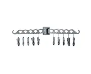 Clothes rack with multiple clips, socks clip, clothes rack hook (gray)