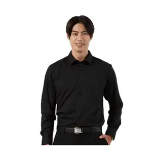 【Blue River 藍河】男裝 黑色條紋長袖襯衫-時尚型男必備(日本設計 舒適穿搭)