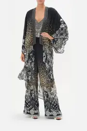 KIMONO WITH LONG UNDERLAYER ORDER OF DISORDER