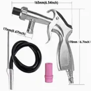 Portable Air Sandblasting Gun Hand Held Sand Blaster Shot Blasting Tool Adjust