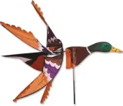 FLYING MALLARD Whirligig Wind Spinner-Garden Stake by Premier Design #25117