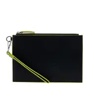 Zippered clutch One size Black