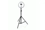 Gator 10-Inch LED Ring Light Stand with Phone Holder & Tripod Base