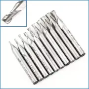 10pcs 1.5mm To 6mm HSS 2 Flute End Mill CNC Milling Cutter Router Slot Bit Tool