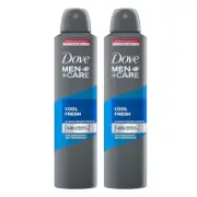 Dove Men+Care Cool Fresh Dry Spray Antiperspirant Deodorant, Up To 48 Hrs