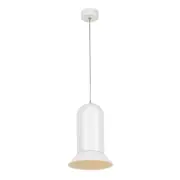 Acta White Bullet Pendant Light